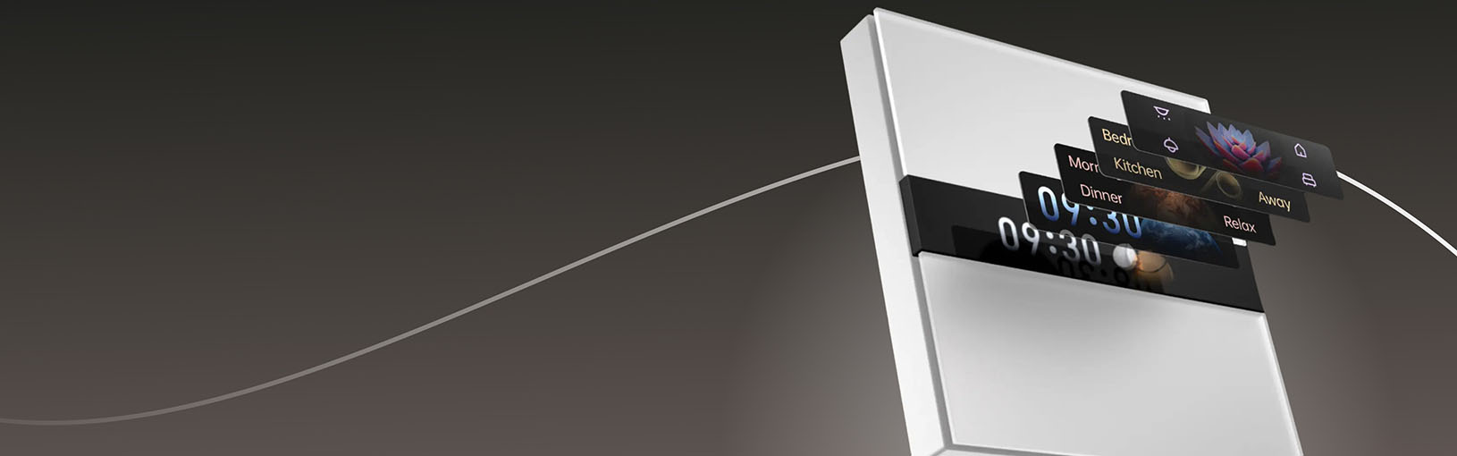 Умный выключатель с дисплеем V1